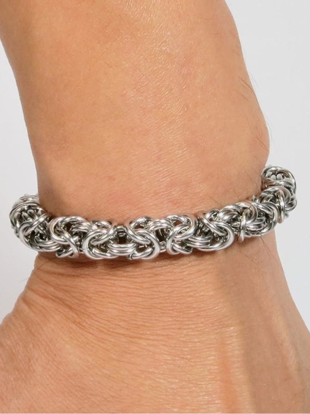 Byzantine Chain Bracelet - Silver 925 stamped